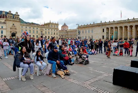 Nidos en la Plaza de Bolívar 