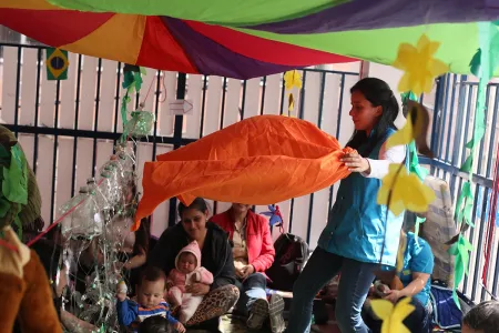 Experiencia artística “Una de las historias del abuelo Tarapacá”