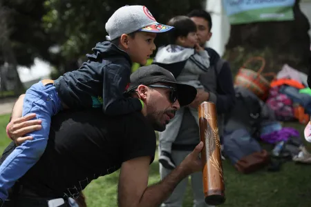 Al parque con mi pá 2019 