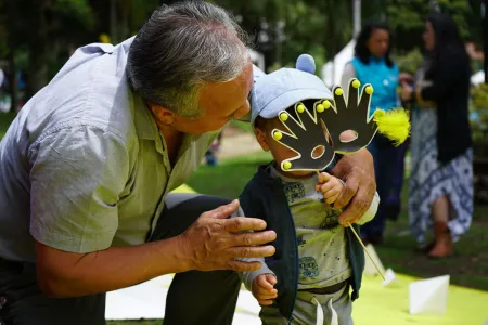 Al parque con mi pá 2019 