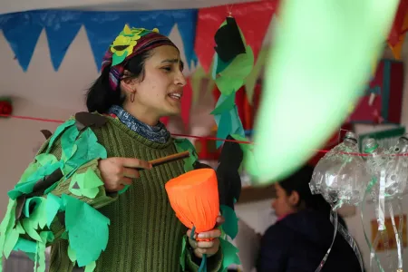 Experiencia artística “Una de las historias del abuelo Tarapacá”