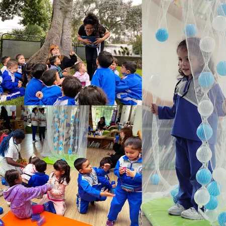 Así disfrutó la primera infancia los laboratorios artísticos 