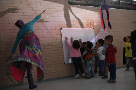 Experiencia artística  “STARDUST,  la travesía del cometa” 