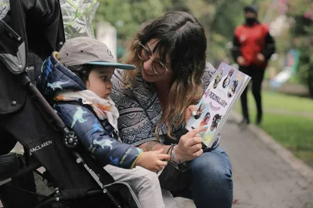 Un picnic de personajes