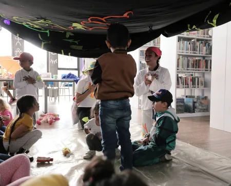 Nidos en las bibliotecas de la ciudad 