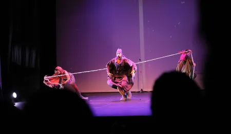 Alimal y Uh-Gar en el Teatro el parque 