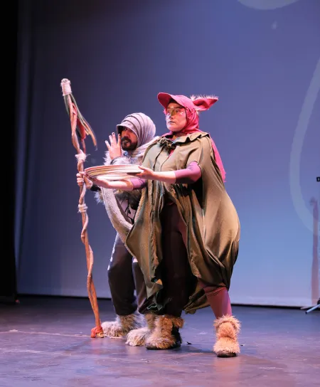 Alimal y Uh-Gar en el Teatro el parque 