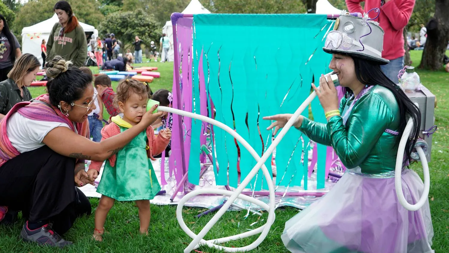 bebés al parque