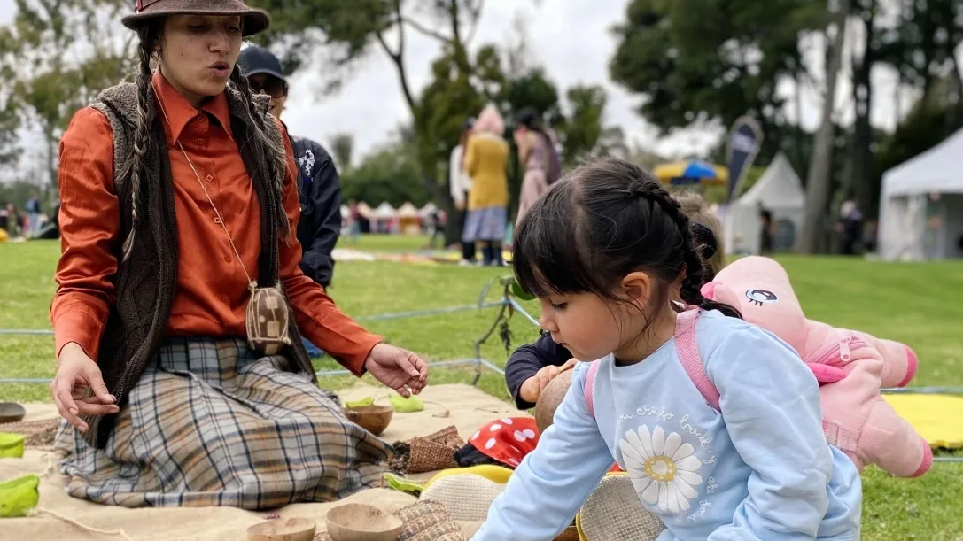 bebés al parque