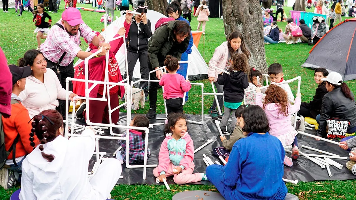 bebés al parque