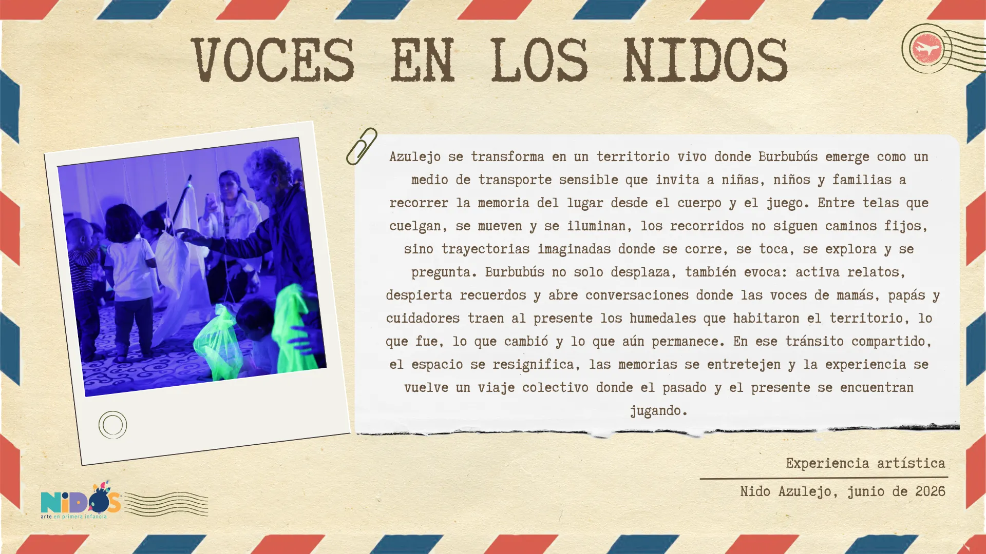 Postal Nido Azulejo