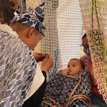 Bebés en experiencia artística