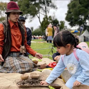 bebés al parque
