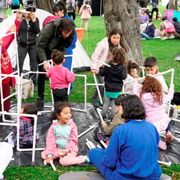 bebés al parque